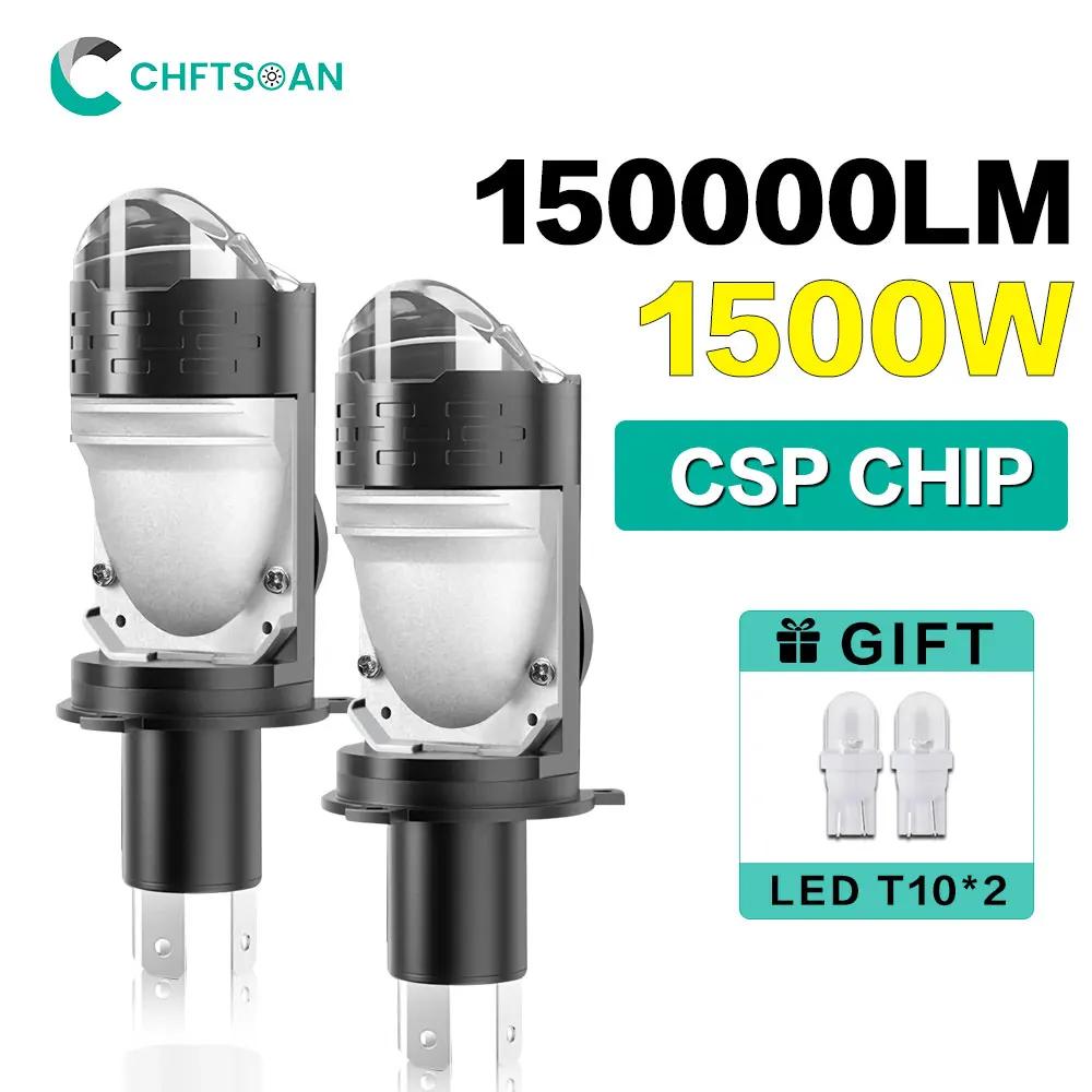 Chftsoan   LED Ʈ, Hi/Lo   Ʈ, ڵ   工, 6000K Ȱ, H4, 1500W, 150000LM, 32V